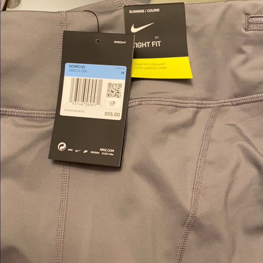 Nike Grey Tight Fit Crop legging: grey OR black